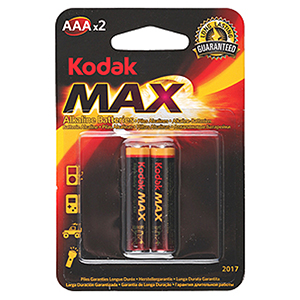 Батарейка AAA(мизинчик) алкалиновая BL2 Kodak Max
