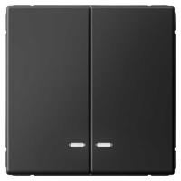 АртГэллери базальт выключатель 2кл с подсветкой скрытая 10А IP20 