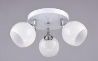 Светильник потолочный (люстра) 3*40Вт E27 белый/хром 