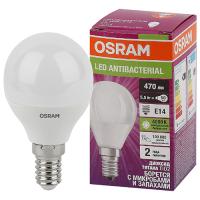 Лампа шар свд Е14 4,9Вт 4000К 470лм P45 матовый Osram