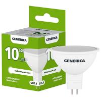 Лампа свд 220В GU5.3 10Вт 4000К 1000лм MR16 матовая GENERICA (IEK) 