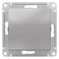 AtlasDesign алюминий выключатель 1кл скрытая 10А IP20 