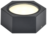 Светильник настенный 1*15Вт GX53 IP65 черный металл IEK