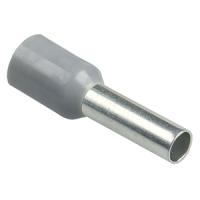 Наконечник-гильза 4,0-9 изолированный серый НШВИ КВТ 100шт