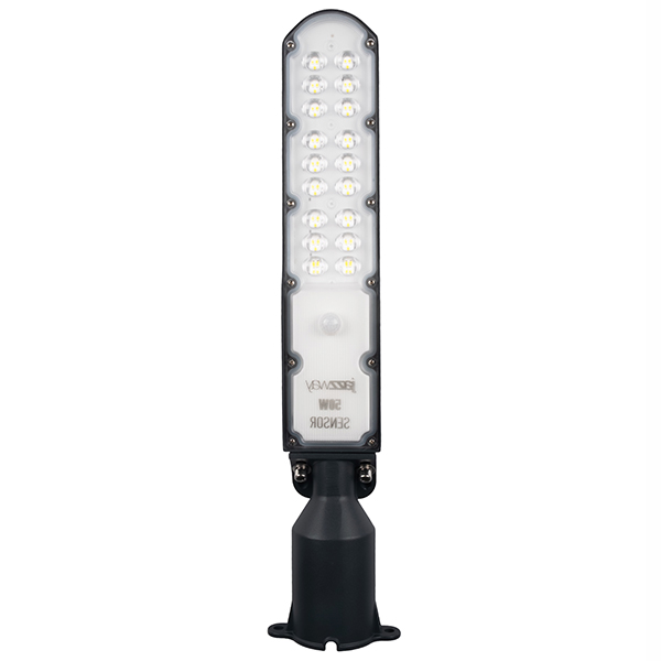 Светильник консольный ДКУ PSL 09  50W SENSOR 5000K GR IP65 Jazzway