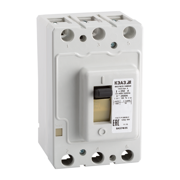 Автомат 3Р 25А 9кА ВА57Ф35-340010 КЭАЗ 
