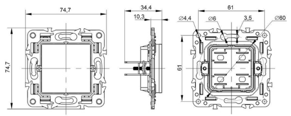 Сканди черный заглушка 