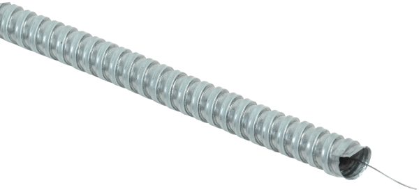 Металлорукав 15мм ПВХнг-LS IP65 PЗ-ЦП-НГ с протяжкой PlexUp 50м