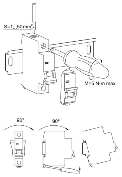 Выключатель нагрузки 2Р 40А SWN IEK ARMAT