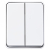AtlasDesign Profi54 белый выключатель 2кл открытая 10А IP54 