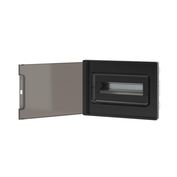 Бокс 12мод встраиваемый черный черная прозрачная дверь IP40 FRAME DKC