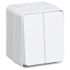 AtlasDesign Profi54 белый выключатель 2кл открытая 10А IP54 