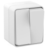 AtlasDesign Profi54 белый выключатель 2кл открытая 10А IP54 