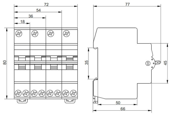 Выключатель нагрузки 1Р 25А ВРТ-63 3-позиционный IEK