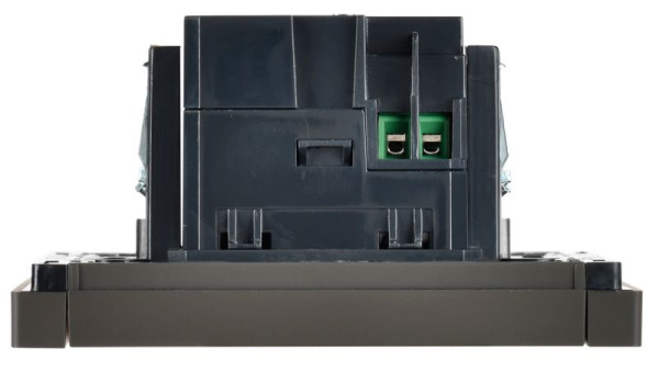 Фортепиано серый механизм USB A+C скрытая 2-ая 3,1А