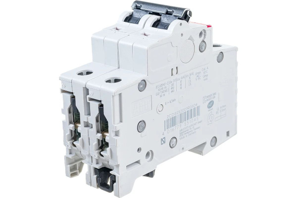 Автомат 2Р 50А C 6кА S202 ABB 