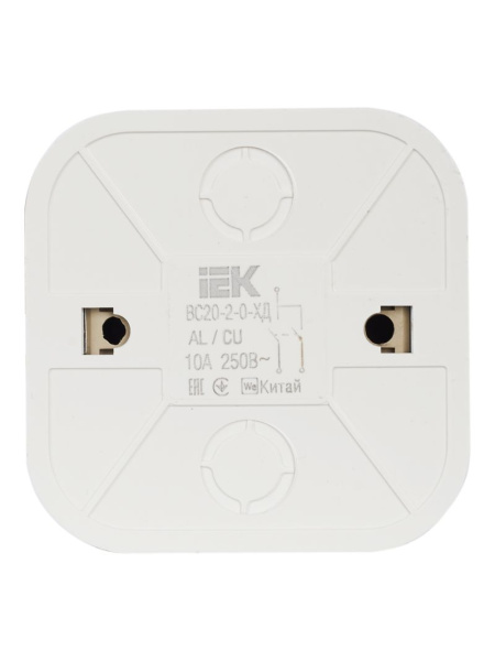 Глори дуб выключатель 2кл открытая 10А IP20