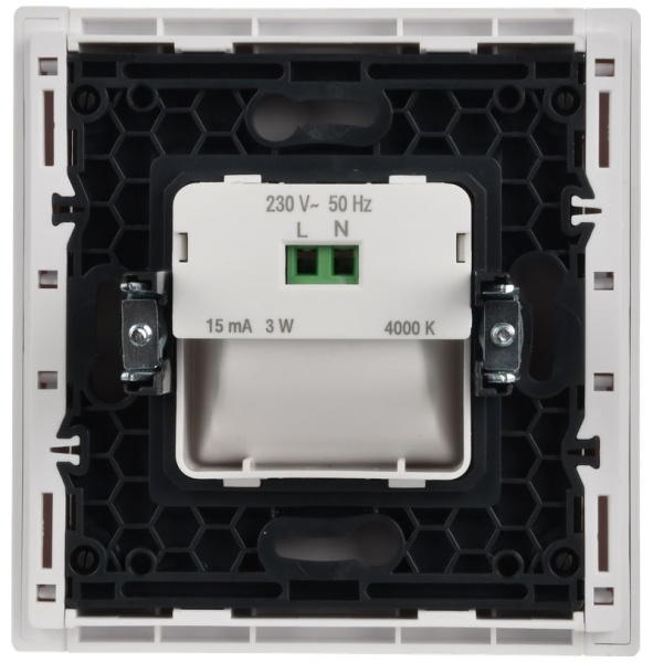 Фортепиано подсветка LED встраиваемая бел. IEK