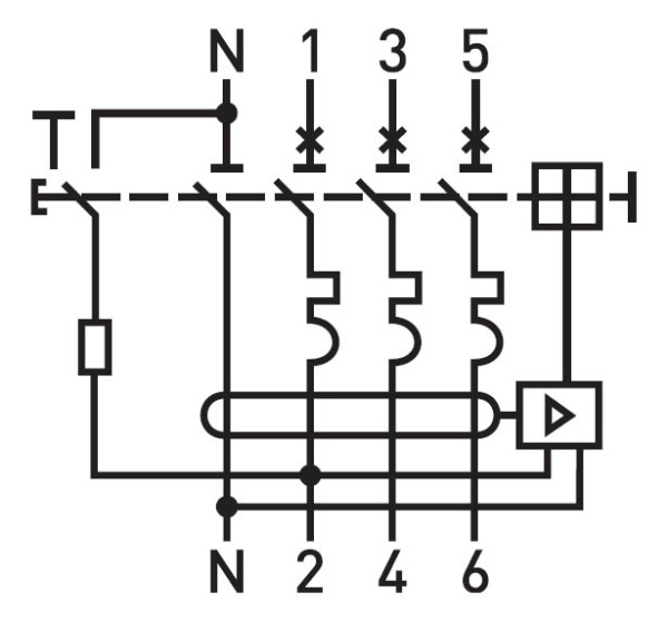 Дифавтомат 4Р 63А C тип AC 30мА 6кА 4мод АВДТ-63N EKF PROxima