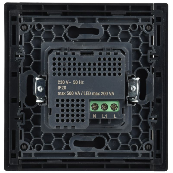 Датчик движения скрытый 500Вт 6м 160гр черный IP20 IEK ФП